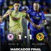 Empate en la Final de Ida entre Cruz Azul y América; Todo se Define en el Azteca