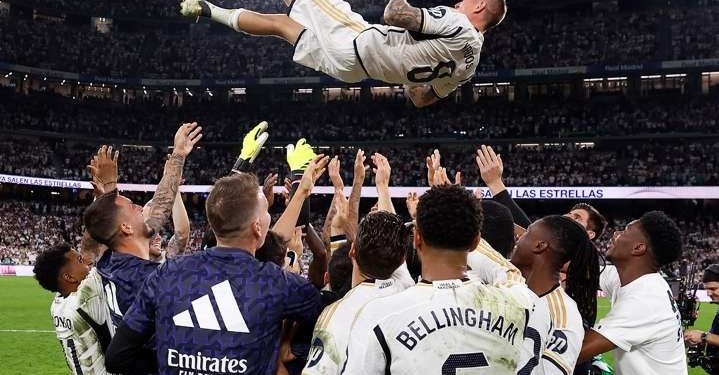 Real Madrid celebra su 36to título de liga y despide a la leyenda Toni Kroos