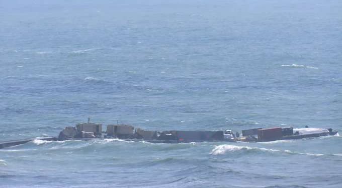 Reconectan muelle en Gaza construido por EEUU para permitir ingreso de ayuda