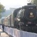 Gran expectación por el paso de la locomotora ‘La Emperatriz 2816’ en CDMX