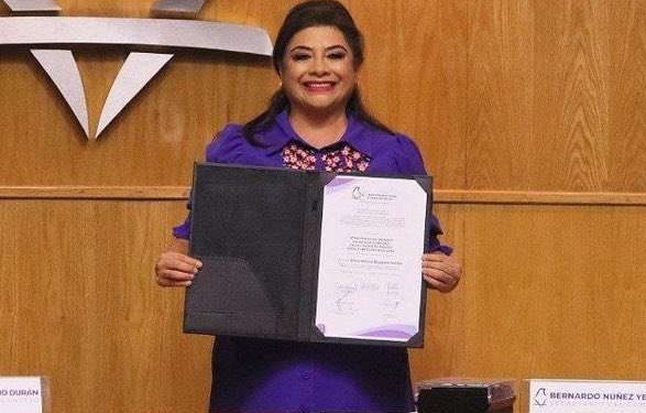 Clara Brugada recibe constancia de mayoría de votos como jefa de Gobierno de CDMX