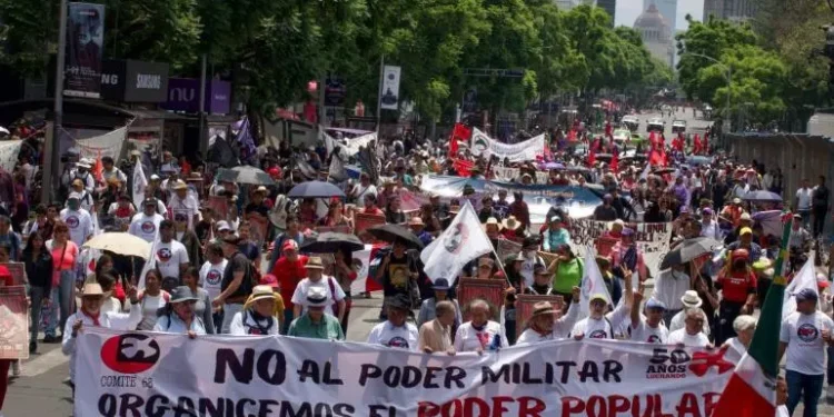 Sheinbaum promete nunca usar la fuerza para reprimir en aniversario del “Halconazo”