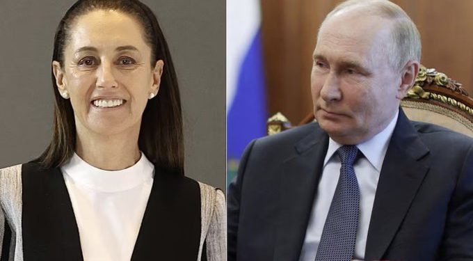 Claudia Sheinbaum invita a Vladimir Putin a su toma de posesión como presidenta de México