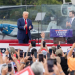 Trump realiza su primer mitin al aire libre tras intento de asesinato, protegido por vidrio antibalas