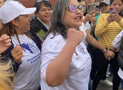 Norma Piña se une a manifestantes contra la reforma al Poder Judicial