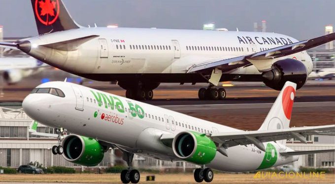 Viva Aerobus y Air Canada firman acuerdo para vuelos a 59 destinos en México