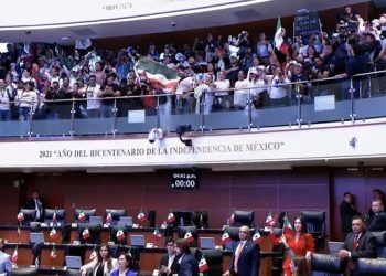 Manifestantes irrumpen en el Senado y detienen la discusión sobre la reforma judicial