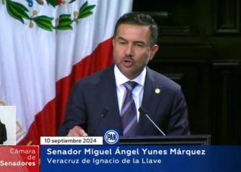 Miguel Ángel Yunes Márquez regresa al Senado para debatir la reforma judicial junto a su padre