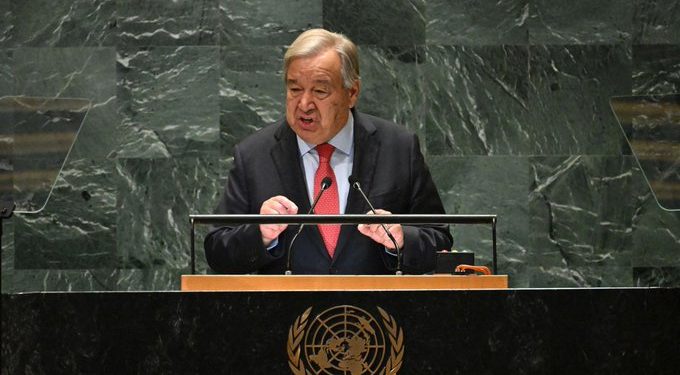 Guterres: El mundo enfrenta una situación “insostenible”