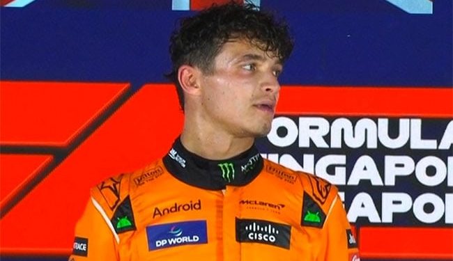 Norris se impone en Singapur; Verstappen termina segundo en la Fórmula 1