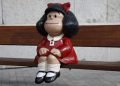 Escultura de Mafalda en el Matadero de Madrid celebra la obra de Quino