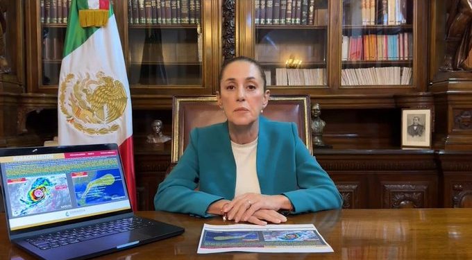 Huracán Milton se acerca a Yucatán: Claudia Sheinbaum insta a la población a extremar precauciones