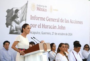 Sheinbaum anuncia asignación de más de 7,700 mdp para Guerrero y Oaxaca tras el huracán “John”