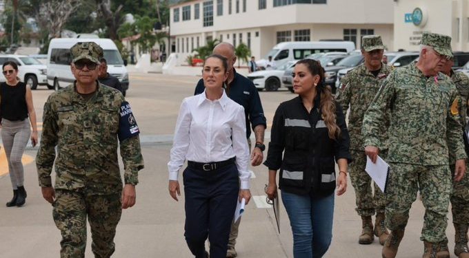 Claudia Sheinbaum pide a la población de Oaxaca y Guerrero refugiarse ante depresión tropical Once-E