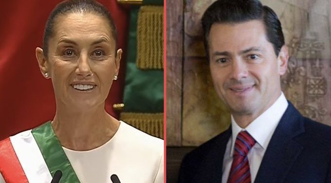 Enrique Peña Nieto desea éxito a Claudia Sheinbaum como Presidenta de México