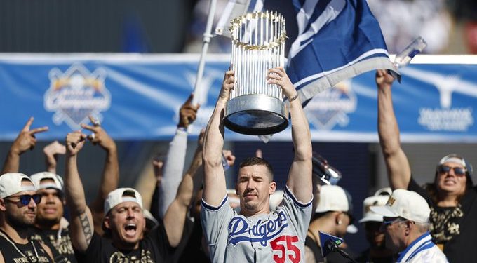 Los Dodgers celebran su título de la Serie Mundial con desfile histórico en Los Ángeles