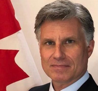 Cameron MacKay ha sido nombrado embajador de Canadá en México