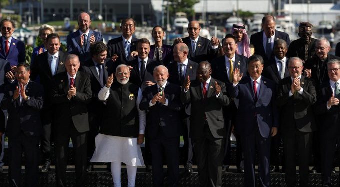 Claudia Sheinbaum, participó en la fotografía oficial de la Cumbre de Líderes del G20