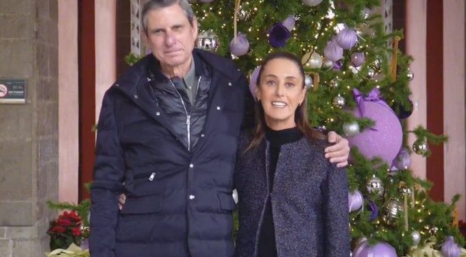 Claudia Sheinbaum anvía mensaje navideño a los mexicanos