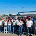 Trabajadores de subcontratistas de Pemex marcharon en Tabasco para exigir el pago de 400 millones de pesos