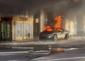 Un Cybertruck de Tesla explotó cerca de la Torre Trump en Las Vegas