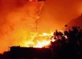 Incendios en Los Ángeles: los vientos de Santa Ana complican el control del fuego