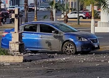 Atacan cenotafio de Édgar Guzmán con explosivos en Culiacán