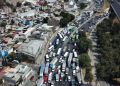 Marcha de transportistas en CDMX y Edomex