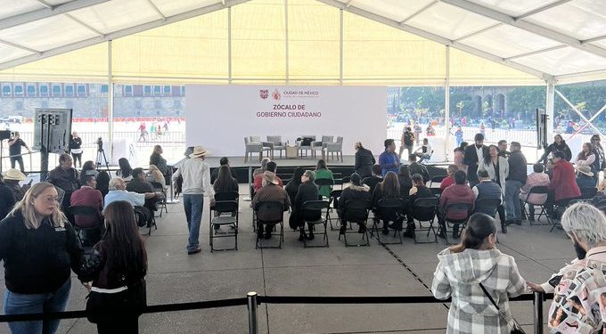 Histórico aumento de asistencia en el Zócalo de Gobierno Ciudadano