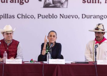 Sheinbaum promueve justicia indígena y proyectos comunitarios en Durango