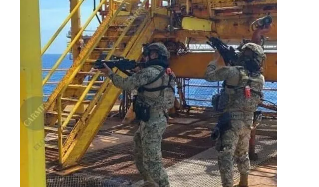 Ataque de piratas a plataforma de Pemex en Campeche deja trabajadores hospitalizados