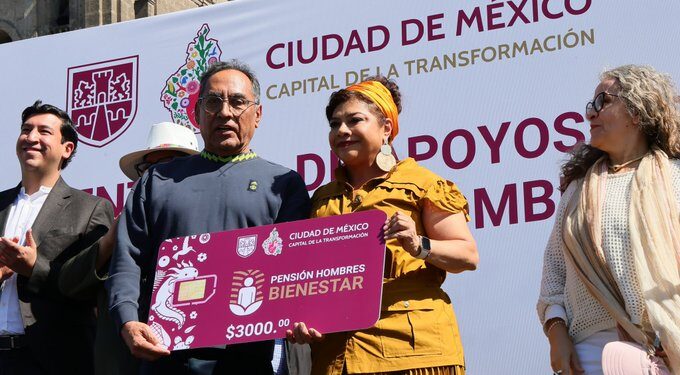 Clara Brugada entrega apoyos a 30 mil hombres y los invita a ser aliados contra la violencia hacia las mujeres