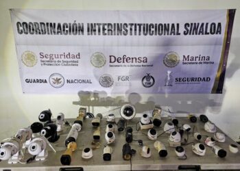 Desmantelan cámaras de videovigilancia clandestinas en seis colonias de Culiacán