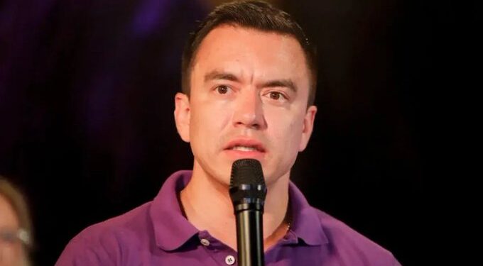 Ecuador declara alerta máxima por amenaza de atentado contra Daniel Noboa