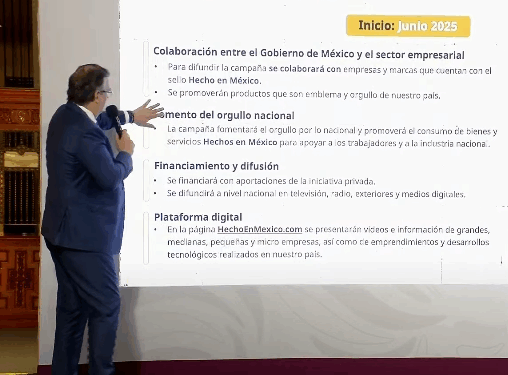 Gobierno lanzará en junio campaña ‘Hecho en México’ para apoyar la industria nacional