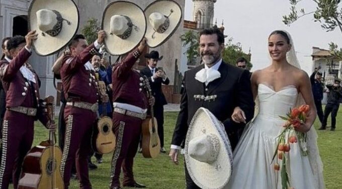 Ale Capetillo y Nader Shoueiry se casan por la iglesia en emotiva ceremonia en Hidalgo