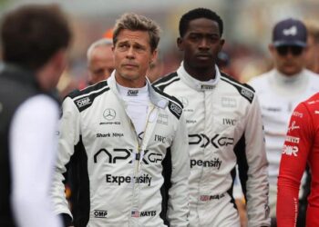 Checo Pérez brilla en tráiler de la película F1 con Brad Pitt