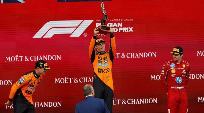Oscar Piastri gana en Bélgica y amplía su ventaja en el liderato de la F1