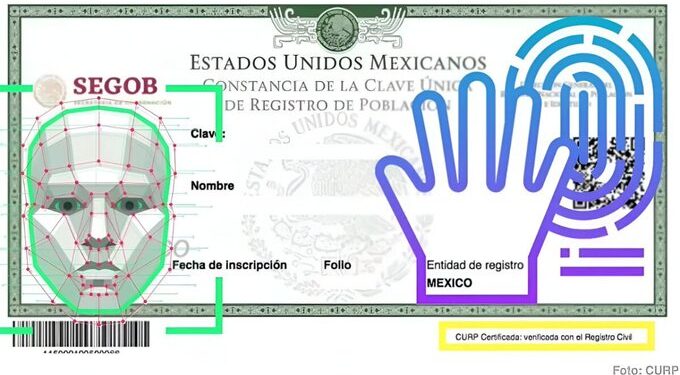 Segob: nueva CURP biométrica será opcional y no reemplaza al INE ni pasaporte