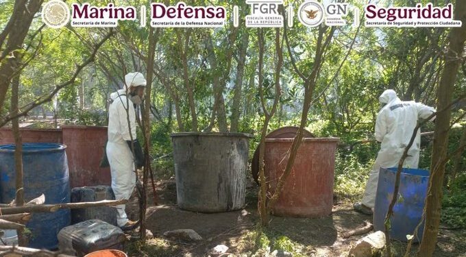 Desmantelan laboratorios de “Los Mayos” en Durango con 21 toneladas de metanfetaminas