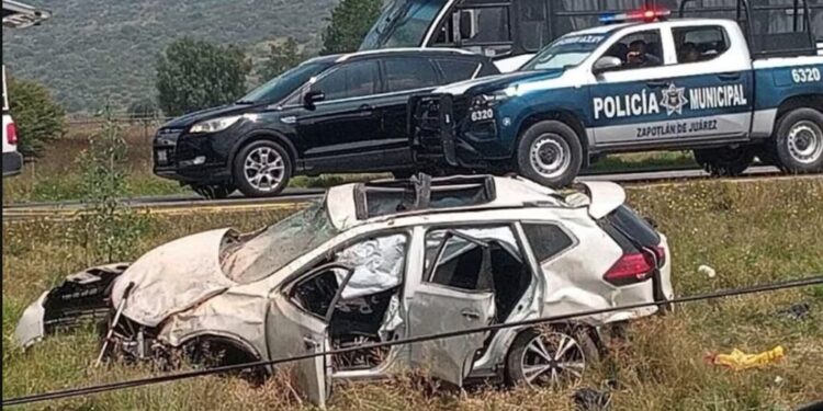 Un muerto y dos heridos tras volcadura del equipo de seguridad de Alicia Bárcena