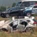 Un muerto y dos heridos tras volcadura del equipo de seguridad de Alicia Bárcena