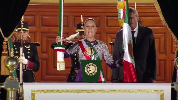 Claudia Sheinbaum marca un hecho histórico en su primer Grito de Independencia