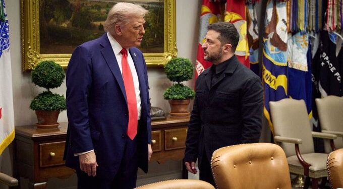 Trump y Zelensky coinciden en la urgencia de un alto al fuego en Ucrania