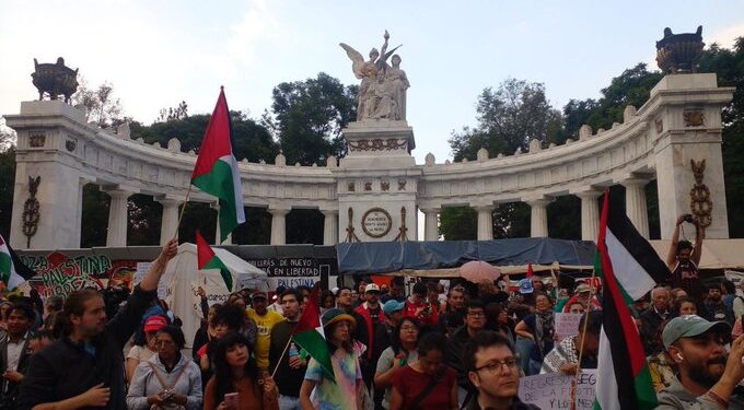 Bloqueos y disturbios en la CDMX por protestas pro Palestina