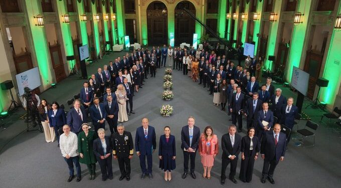 Sheinbaum presenta el Plan México ante el Foro Económico Mundial en Palacio Nacional