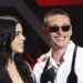 Kenia Os y Peso Pluma deslumbran en Miami con su romance y elegancia en los Billboard Latinos 2025