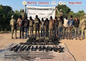 Operativo de la Marina en Sinaloa termina con 13 detenidos tras violento enfrentamiento en Navolato