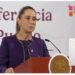 Sheinbaum presenta plan nacional de salud y exige justicia en Michoacán