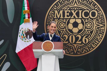Sheinbaum presenta el “Mundialito Social” y confirma que México abrirá la Copa Mundial 2026 en el Estadio Azteca